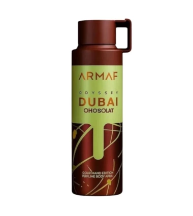 Body Spray Odyssey Dubai Chocolat Black Armaf 200 Ml