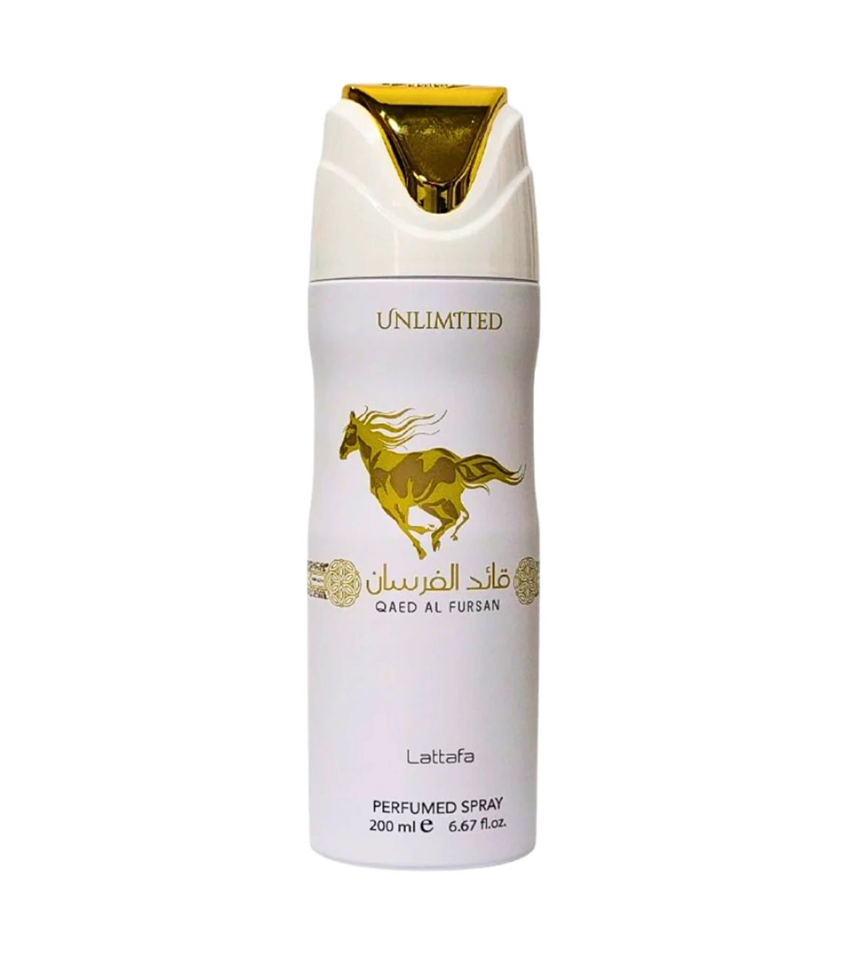 Body Spray Qaed Al Fursan Unlimited Lattafa 200 Ml - VALMARA