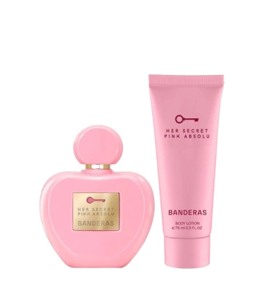 Set Her Secret Pink Absolu Antonio Banderas 2 Pcs EDP