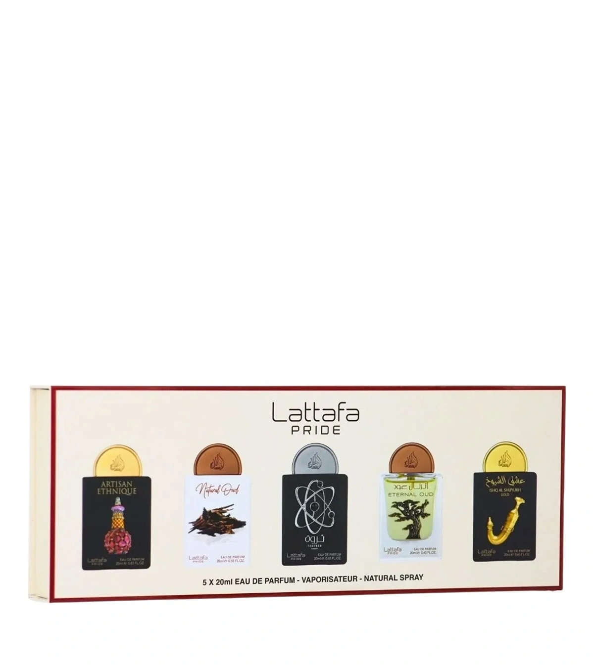 Set Miniatura Lattafa Pride x 5 Pcs 20 Ml C/u - VALMARA