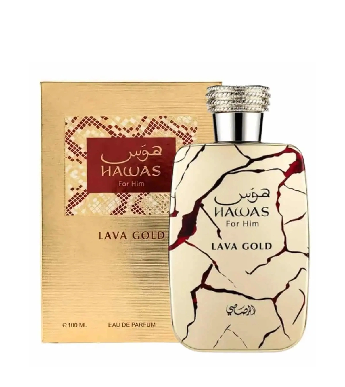 Hawas Lava Gold de Rasasi 100 Ml EDP Hombre - VALMARA