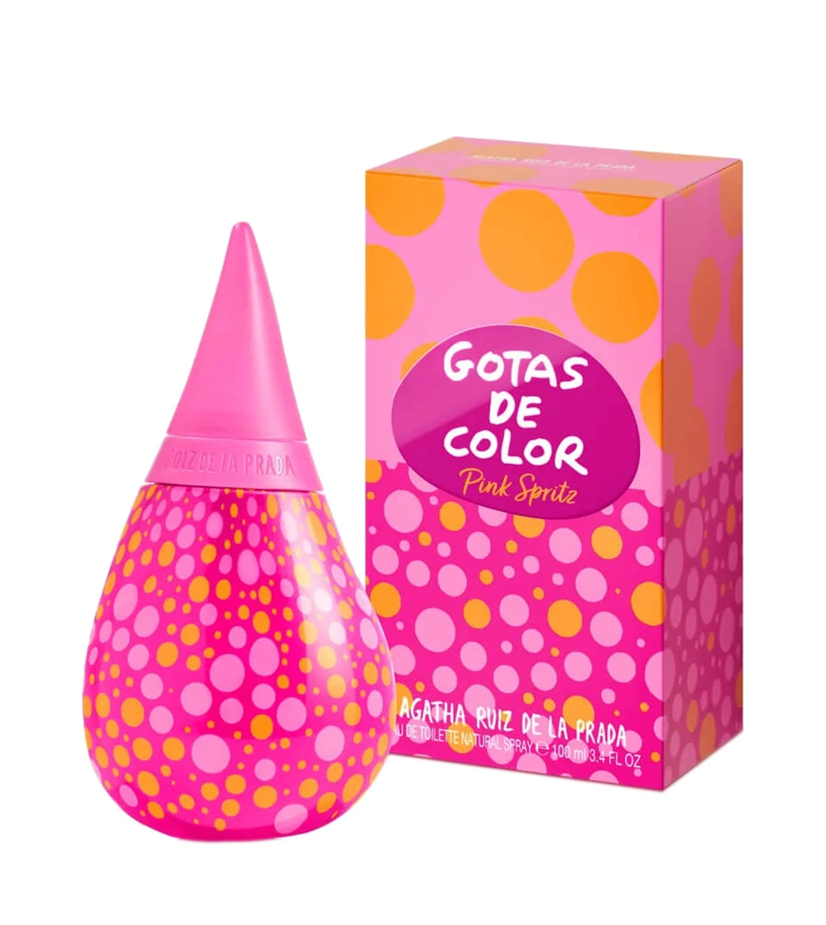 Gotas de Color Pink Spritz De Agatha Ruiz De La Prada 100 ML EDT Mujer - VALMARA