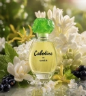 Imagen ambientada del perfume Cabotine De Grés 100 ML EDP Mujer con notas de Nardo, Jazmín, Ylang-Ylang, Grosella Negra. - VALMARA