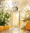 Imagen ambientada del perfume Eternity De Calvin Klein 100 ML Mujer EDP con notas de Lirio De Los Valles, Fresia, Mandarina, ... - VALMARA