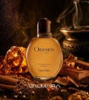 Imagen ambientada del perfume Calvin Klein Obsession 125 ML Hombre EDT con notas de Ámbar, Especias, Sándalo, Mirra. - VALMARA