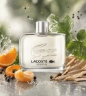 Imagen ambientada del perfume Lacoste Essential 125 ML Hombre EDT con notas de Mandarina, Hojas De Grosellero Negro, Sándalo,... - VALMARA