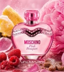 Imagen ambientada del perfume Moschino Pink Bouquet 100 ML Mujer EDT con notas de Frambuesa, Peonía, Piña, Pan De Jengibre. - VALMARA