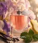 Imagen ambientada del perfume La Vie Est Belle De Lancome 100 ML Mujer EDP con notas de Iris, Vainilla, Pachulí, Pera. - VALMARA