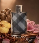 Imagen ambientada del perfume Burberry Brit For Men 100 ML Hombre EDT con notas de Jengibre, Rosa Silvestre, Cedro, Haba Tonka. - VALMARA