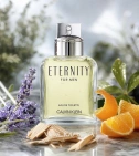 Imagen ambientada del perfume Eternity Calvin Klein 100 ML Hombre EDT con notas de Lavanda, Mandarina, Botánicos Verdes, Sánd... - VALMARA