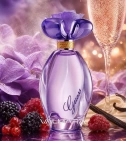 Imagen ambientada del perfume Guess Girl Belle 100 ML Mujer EDT con notas de Violeta, Champaña, Bayas Silvestres, Vainilla. - VALMARA
