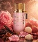 Imagen ambientada del perfume Genius Selina De Emper 100 ML EDP Mujer con notas de Rosa Turca, Lichi, Oud, Incienso. - VALMARA