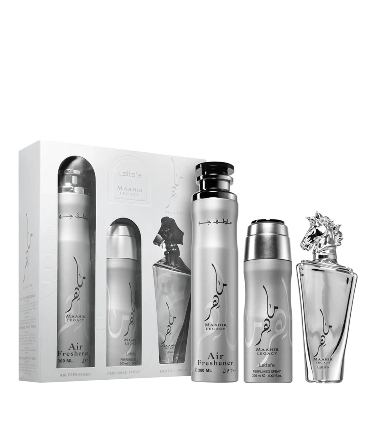 Maahir Legacy De Lattafa Set 3 Pcs 100 ML EDP Hombre - VALMARA