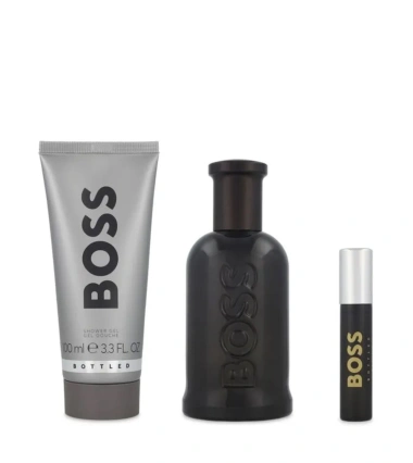 Set Boss Bottled Parfum De Hugo Boss Set 3 Pcs Hombre