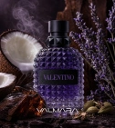 Imagen ambientada del perfume Uomo Born In Roma Purple Melancholia De Valentino 100 ML EDT con notas de Coco, Lavanda, Cardam... - VALMARA