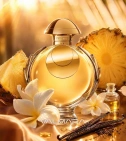 Imagen ambientada del perfume Olympéa Elixir De Rabanne 80 ML Edp Mujer con notas de Piña, Aceite De Monoï, Flor De Tiaré, Va... - VALMARA