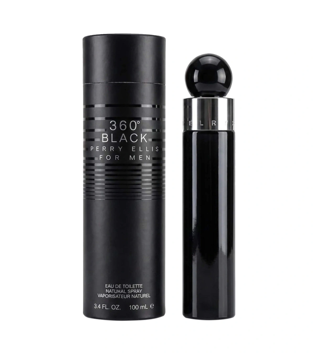 360 ° Black De Perry Ellis 100 ML Hombre EDT - VALMARA