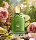 Imagen ambientada del perfume Wild Vetiver De Creed 100 Ml EDP con notas de Vetiver, Rosa Centifolia, Bergamota, Baya De Timur. - VALMARA