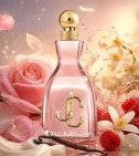 Imagen ambientada del perfume I Want Choo With Love Jimmy Choo 100 Ml EDP con notas de Rosa, Frambuesa, Flor De Azahar, Vaini... - VALMARA