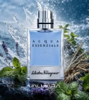 Imagen ambientada del perfume Acqua Essenziale Salvatore Ferragamo 100 ML Hombre EDT con notas de Notas Marinas, Menta, Lavan... - VALMARA