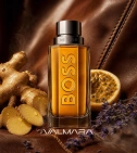 Imagen ambientada del perfume Boss The Scent Hugo Boss 100 ML Hombre EDT con notas de Cuero, Jengibre, Maninka, Lavanda. - VALMARA