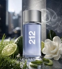 Imagen ambientada del perfume 212 Men De Carolina Herrera 200 ML Hombre EDT con notas de Hierba Cortada, Bergamota, Gardenia,... - VALMARA