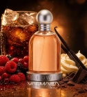 Imagen ambientada del perfume Halloween Kiss 100 ML Mujer EDT con notas de Coca-Cola, Frutas Rojas, Vainilla, Chocolate. - VALMARA
