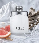 Imagen ambientada del perfume Legend Spirit Montblanc 100 ML Hombre EDT con notas de Toronja, Notas Acuáticas, Almizcle Blanc... - VALMARA