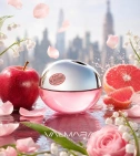 Imagen ambientada del perfume Dkny Be Delicious Fresh Blossom Donna Karan 100 ML Edp Mujer con notas de Manzana Roja, Rosa, T... - VALMARA