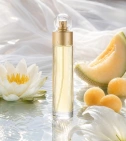 Imagen ambientada del perfume 360° Grados De Perry Ellis 100 ML Mujer EDT con notas de Nenúfar, Melón, Azucena, Almizcle. - VALMARA