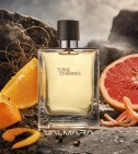 Imagen ambientada del perfume Terre D'hermes De Hermes 100 ML Hombre EDT con notas de Naranja, Vetiver, Toronja, Pimienta. - VALMARA