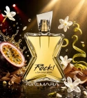 Imagen ambientada del perfume Rock De Shakira 80 ML Mujer EDT con notas de Maracuyá, Jazmín, Cedro, Bergamota. - VALMARA