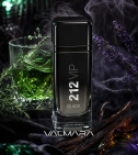 Imagen ambientada del perfume 212 Vip Black De Carolina Herrera 200 ML Hombre EDP con notas de Absenta, Vainilla, Lavanda, Al... - VALMARA