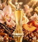 Imagen ambientada del perfume Gold Rush De Paris Hilton 100 ML Mujer EDP con notas de Vainilla, Praliné, Orquídea, Nectarina. - VALMARA