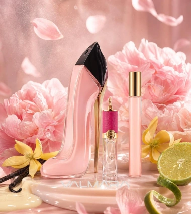 Set Good Girl Blush Carolina Herrera 3 pcs EDP Lip Oil