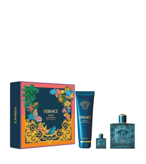 Set Eros De Versace 3 Pcs EDT Shower Gel Hombre