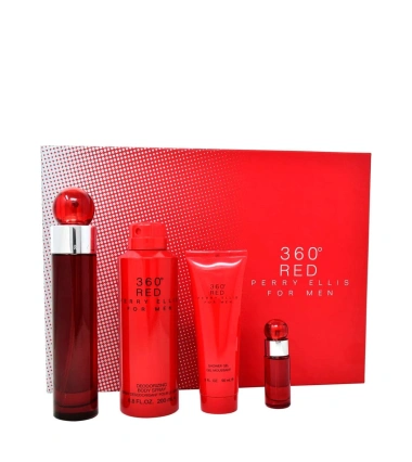 Estuche 360 Red De Perry Ellis Set X 4 Pcs Hombre