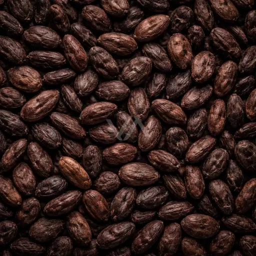 Acorde cacao en perfumería con matiz oscuro, cremoso y goloso.