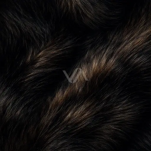 Pelaje de animal en primer plano, con textura densa y tonos cálidos que evocan un acorde animálico intenso, profundo y envolvente.